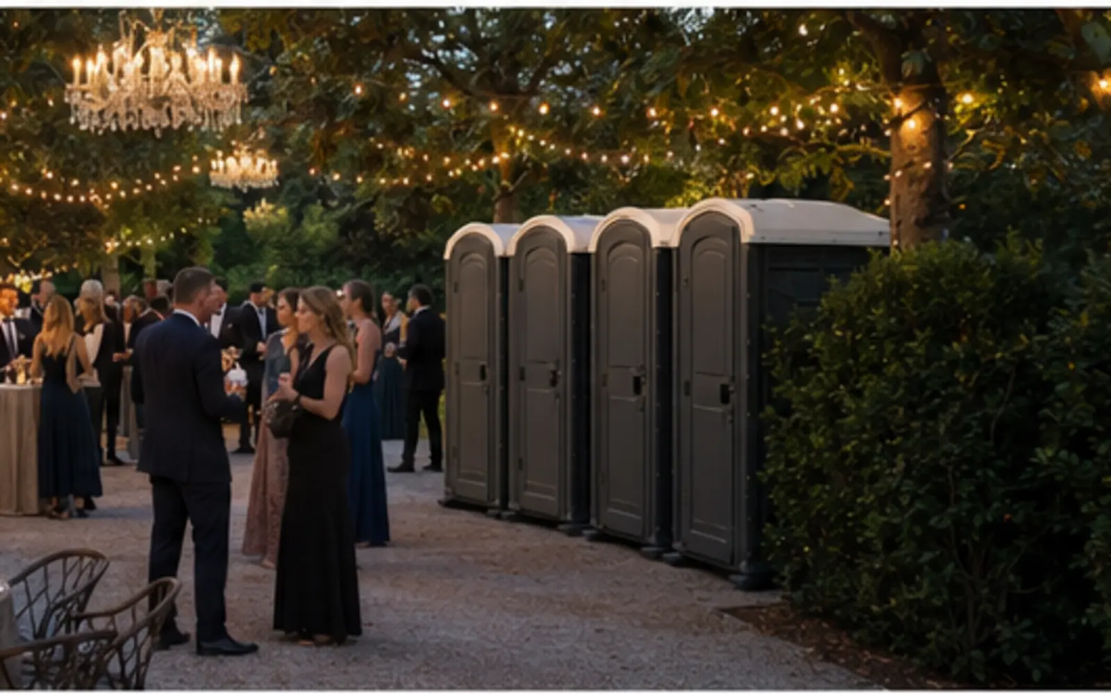 Outdoor event portable restroom planning example for Kirkland, Washington