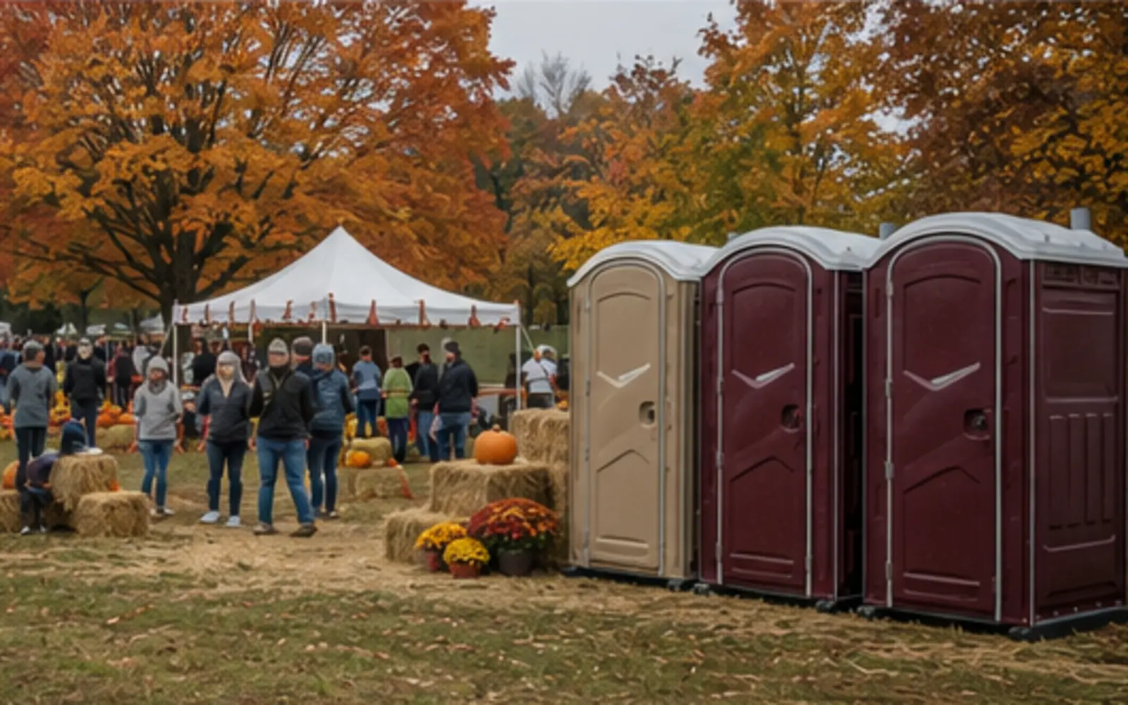 Outdoor event portable restroom planning example for Sammamish, Washington