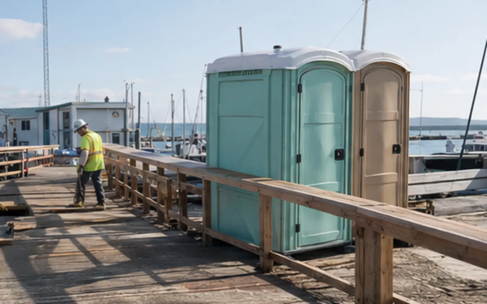 Construction-site portable toilet planning example for Vancouver, Washington