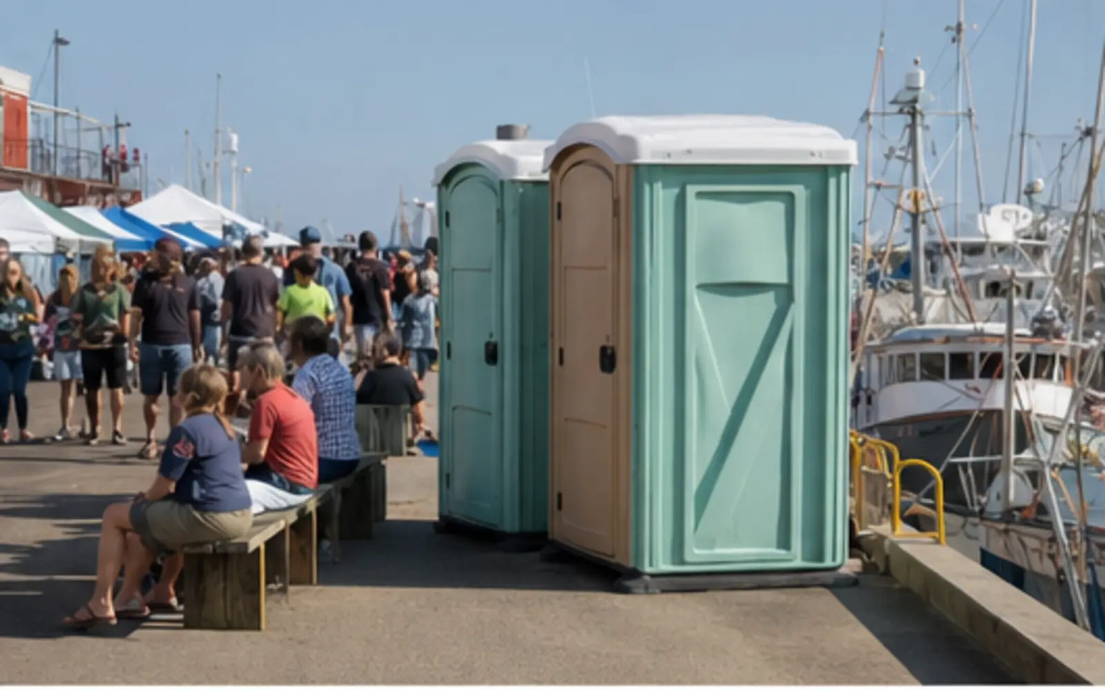 Outdoor event portable restroom planning example for Vancouver, Washington